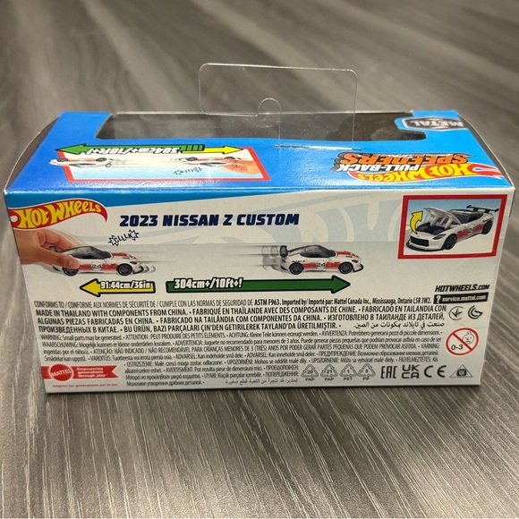 HOT WHEELS Pull-Back Speeders 2023 Nissan Z Custom 1:43 Diecast Car HW DRIFT - Picture 4 of 4
